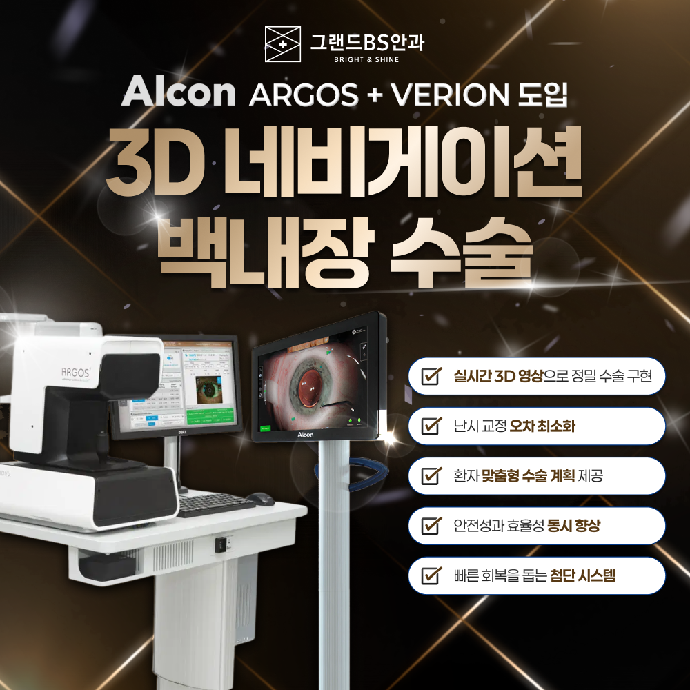 Alcon ARGOS와 VERION 도입
